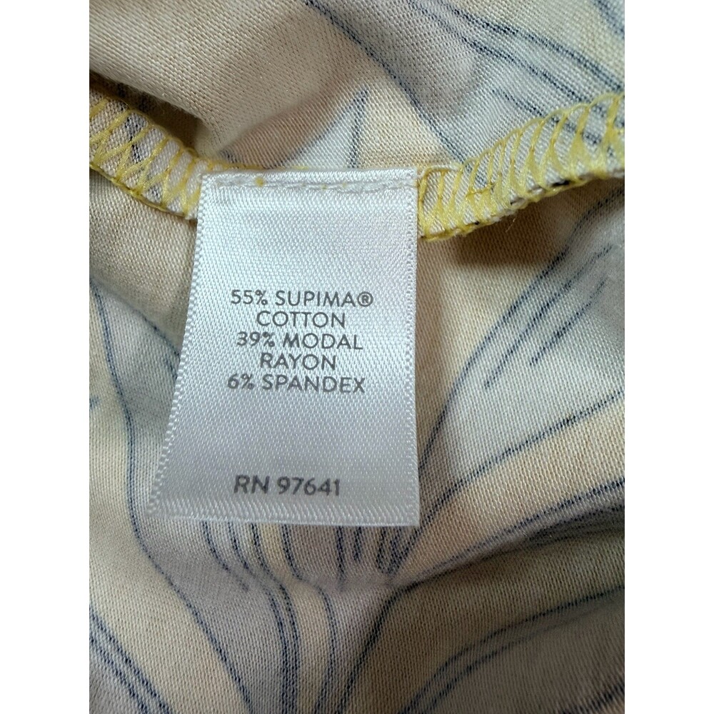 J. Jill Lux Supima V-Neck Easy Tee Large - Picture 3 of 4